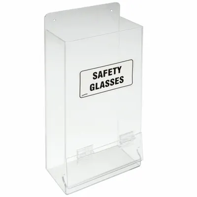 BRADY Eyewear Dispenser: 1 Compartments, 20 Eyewear, 8 in Overall Wd, 17 1/4 in Overall Ht - Trays