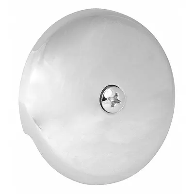 DEARBORN BRASS Pelat Luapan Satu Lubang: Universal, Seng, Finishing Krom - Bathtub Overflow Plates