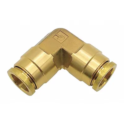 PARKER Fitting Siku Push-Fit: 5/8 in OD x 5/8 in OD Ukuran Fitting - Brass Air Brake Fittings