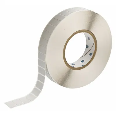 BRADY Gulungan Stok Label Pra-Potong: Indikasi Gangguan, 1/2 in x 1 in, 1/2 in - Brady VOID Footprint Tamper-Indicating Precut Label Rolls