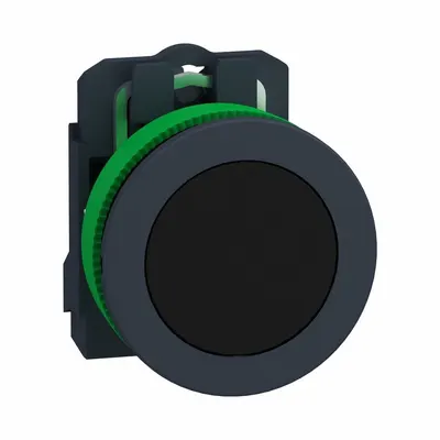 Operator Tombol Tekan Rata SCHNEIDER: Tidak Bercahaya, Profil Rata, Non-Logam - Flush-Mount Push Buttons
