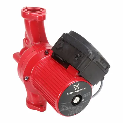 Grundfos Pompa Sirkulasi: 5/8 hp HP, 230V AC, Besi Cor, 3, Head Maks. 26 ft - General-Purpose Inline Circulator Pumps