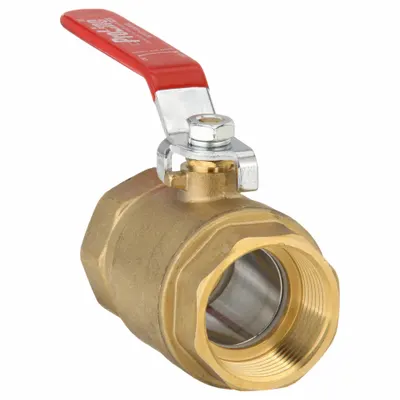 Katup Bola Dua Arah Manual: 1 1/4 in - Brass Ball Valves
