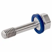 Hygienic Hex Head Screws: Stainless Steel, Partially Threaded, M10, 12 mm Min Thread Lg, Grade 316L (MPN 1582-M10-50-MT-H-1)