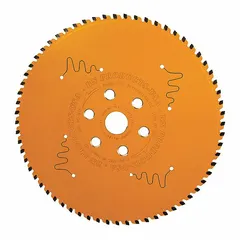 This 7-inch diameter circular saw blade is designed for cutting steel rebar in construction and concrete reinforcement applications. It features 64 carbide-tipped teeth and a 0.057-inch cutting width, with a 3/4-inch arbor size.