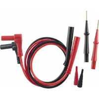 FIELDPIECE Test Leads: Std Probe, Right Angle Banana Plug, 3 ft Lg, 400 A Max Current Measurement (MPN ADLS2)