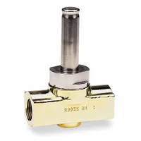 DAYTON Solenoid Valve Body: 2-Way, Normally Closed, 3/8 in Pipe Size, Brass Body, NBR Seal (MPN 008613)