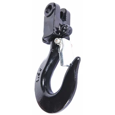 Dayton Rakitan Kait Atas: Kerekan Rantai Tuas, Kapasitas Beban Kompatibel 3.000 lb - Top Hooks for Hoists