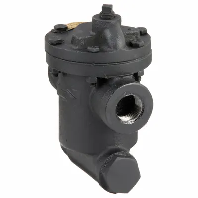 Perangkap Uap SPENCE: Besi Cor, 1/2 in FNPT, 690 lb/jam, 80 psi Maks., 450°F Maks. - Standard Inverted-Bucket Steam Traps