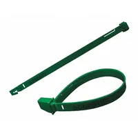 Strap Seals: Green, Plastic, 7 1/2 in Strap Lg, 3/8 in Strap Wd, 75 lb Breaking Strength, 250 PK (MPN 070H19PPGR)