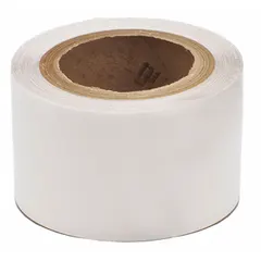 Solid, clear polyester tape, 2 1/4 in x 100 ft, 3 mil thick. Applied over existing floor markings to shield them from abrasion, forklift traffic, and chemical spills in industrial facilities. No printed legend.