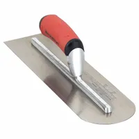 MARSHALLTOWN Rounded Front Trowel: Blade Material Carbon Steel, Blade Shape Round, 4 in Blade Wd (MPN MXS64RED)
