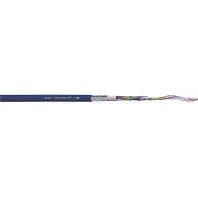 Kabel Bus CHAINFLEX: (2) Pasangan Terpilin Berpelindung 26 AWG/(2) Tunggal 22 AWG, TPR - Continuous Flexing Bus Drop Cables