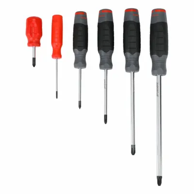 PROTO Set Obeng: 1-10 Buah, 6 Buah, Ujung Phillips, Ukuran Ujung #0/#1/#2/#3/#4 - General Purpose Screwdriver Sets