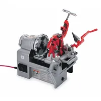 RIDGID Pipe Threading Machine: 1215, For 1/4 in to 1 1/2 in Pipe, 1/2 hp, Manual Chuck, 1 Speed, Std (MPN 61142)