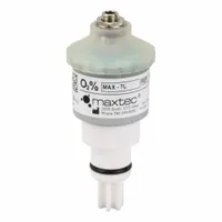 The MAXTEC R109P13 oxygen sensor is designed for 100% oxygen measurement in medical and industrial applications. It features a response time of less than 12 seconds and an operating life exceeding 1,000,000% oxygen hours