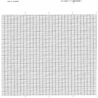 Fanfold strip chart paper compatible with Yokogawa HR 2300 recorders. Width is 13 7/16 inches with a gray grid. Used for continuous process data recording in industrial environments