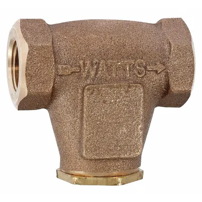 Watts Saringan Inline: Paduan Silikon Tembaga, 1/2 in, NPT, Jaring, Ukuran Saringan 0.025 in - Cast Copper Inline Strainers