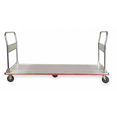 Truk Platform: 660 lb - Aluminum-Deck Platform Trucks with Folding Handles