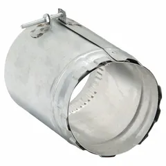 This universal adapter connects Category I venting systems to 4-inch ductwork. Made of steel with a galvanized finish, it features an outer galvanized steel shell with an inner aluminum liner. The snap-lock connection simplifies assembly in HVAC and gas appliance installations.