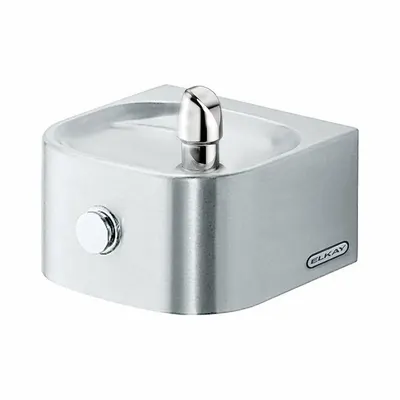 ELKAY Air Minum: Di Dinding, 6 1/2 in Tinggi, 12 1/8 in Kedalaman, 13 in Lebar Keseluruhan - On-Wall Single Outdoor Drinking Fountains