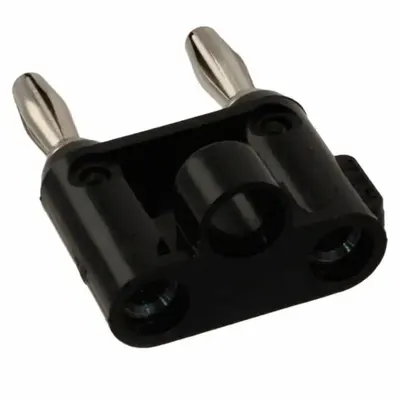Steker Pisang Ganda POMONA: Panjang 1 1/4 in, Tembaga Berilium, Polipropilena, Tegangan Maks 5.000 V - Double Banana Plugs