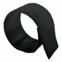 APPROVED VENDOR Strap Roll: Strap Roll, Hook-and-Loop, 1 in Overall Wd, 82 1/2 ft Overall Lg, Black (MPN IB2B100)