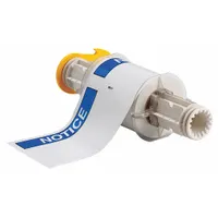 Pre-Cut Label Stock Roll: Notice, NOTICE Header, 4 in x 6 in, 6 in x 4 in, Vinyl, White, 95 Labels (MPN 130755)