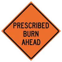 Roll Up Traffic Sign: 36 in x 36 in Nominal Sign Size, Polyester/PVC, 0.015 in, Not Retroreflective (MPN 669-C/36-MO-PBA)
