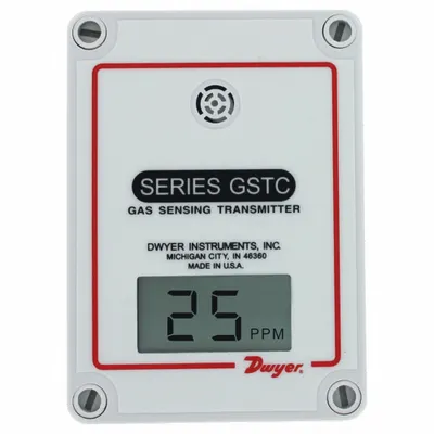 DWYER Pemancar Gas: Pengontrol Manajemen Bangunan, Nitrogen Dioksida, Detektor Gas - Fixed Gas Detectors with Transmitters