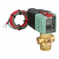 ASCO Solenoid Valve: 3-Way, Normally Closed, 1/4 in Pipe Size, 100 to 240V AC, Direct Mount (MPN 8320R184 100-240)