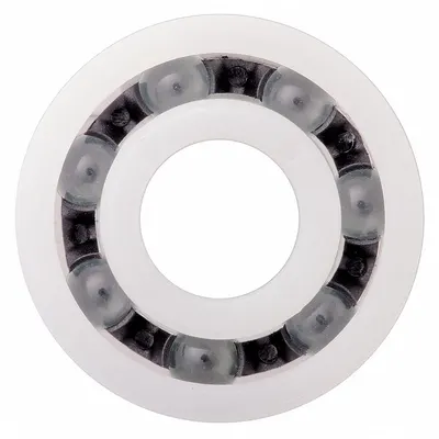IGUS Bantalan Bola Polimer: 6000, Terbuka, Lubang 10 mm, OD 26 mm, Lebar 8 mm, Cincin Polimer - Maintenance-Free Plastic Radial Ball Bearings