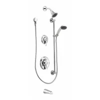 MOEN All Metal Trim Kit: Commercial Posi-Temp T8343, 1.5 gpm Fixed Showerhead Flow Rate, Chrome (MPN T8343EP15)