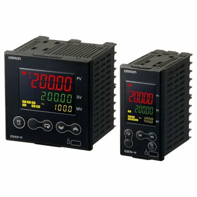 OMRON Pengontrol Suhu: E5EN, Ukuran DIN 1/8, Aksi On/Off/PID, 100 hingga 240V - Temperature Controllers
