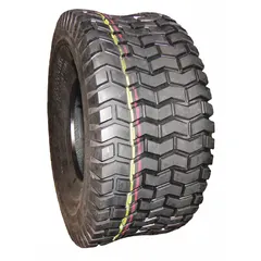 This HI-RUN riding mower tire is sized 13X6.50-6 with an SU12 tread pattern. It supports a weight capacity of 310 lb. Suitable for use on lawn and garden equipment such as riding mowers, providing traction on turf and soft ground.