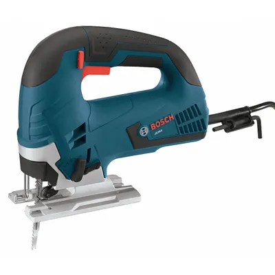 Gergaji Ukir BOSCH: 6,5 A Arus, 3.100 langkah/menit Kecepatan Langkah - Maks, Orbital, 1 in Panjang Langkah - D-Handle Corded Jigsaws