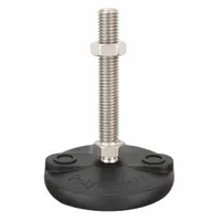 S & W Male-End Leveling Mount: Swiveling Stud, 1/2"-13 Thread Size, 2 in, 4,000 lb Capacity (MPN BSNYLB26-EL)