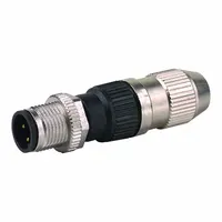 MURRELEKTRONIK Circular Connector: A Coded, 3 Pin, M12 Screw, IP67, IDC, Straight (MPN 7000-12461-0000000)