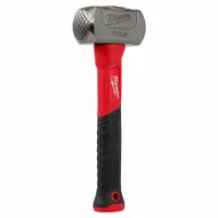 Drilling Hammer: Fiberglass Handle, 3 lb Head Wt, 2 in Dia, 11 in Overall Lg, Round Shape (MPN 48-22-9310)