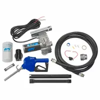GPI Electric Drum Pump: 12 V DC, 1/5 hp HP, 15 gpm Max. Flow Rate, Aluminum, Bung, Auto (MPN M-150S-AU W/FILTER)