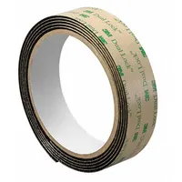 3M DUAL LOCK Hook-and-Loop Fastener: Roll, Black, Self-Mating, 1 in Overall Wd, 30 ft Overall Lg (MPN 1-10-SJ4575)
