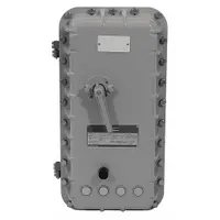 This enclosed non-reversing starter provides full-voltage starting and integrated thermal overload protection for single-speed AC motors. Rated 18 A, NEMA Size 0, with a 120V AC coil and maximum voltage rating of 480V AC. Includes built-in thermal units, eliminating the need for separate overload relays. Suitable for industrial motor control applications such as pumps, fans, and conveyors