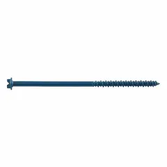 This hex-head concrete anchor screw is designed for fastening into concrete, brick, or block. It features a pointed tip for easy starting, a Stalgard® corrosion-resistant finish, and case-hardened steel construction. The screw is removable and comes in a 100-pack.