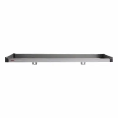 Rak Logam Tiang Rel FASTTRACK: Baja, 31,9 in x 2,1 in x 8,5 in - Shelves for Wall-Mount Track Systems