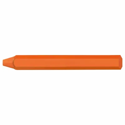 Krayon Penanda MARKAL: Lilin, Lebar Ujung 1/2 in, Keras, Oranye, 70°F hingga 100°F - Wax Lumber Crayons