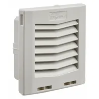 HOFFMAN Exhaust Grill and Filter: For Easy Filter Repl, Plastic, 6.15 in x 2.32 in (MPN HG0500404)