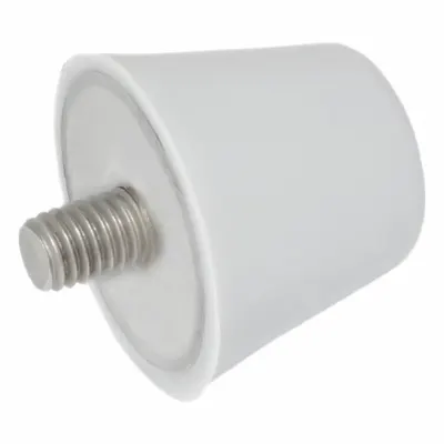 JW WINCO Dudukan Peredam Getaran: Kerucut Datar, Silikon, Male x Non-Berulir - Male x Non-Threaded Vibration-Isolating Mounts