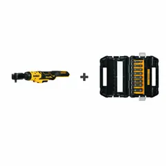 This cordless ratchet delivers a maximum fastening torque of 70 ft-lb and a no-load speed of 250 RPM. It features a brushless motor and a ball detent anvil for socket retention. Suitable for fastening and loosening bolts and nuts in confined spaces, commonly used in automotive repair and equipment maintenance.