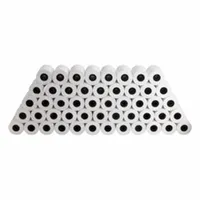 Thermal paper rolls for use with adding machines and point-of-sale printers. Each roll measures 2 1/4 inches wide by 80 feet long. Supplied in a 50-pack of white rolls. Suitable for printing receipts, transaction records, and register tapes