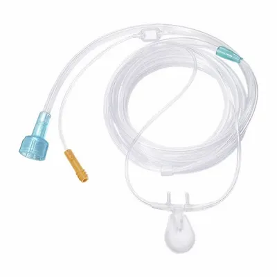 MEDSOURCE Kanula Hidung: Tipe Ujung Lunak, Pasien Dewasa, Panjang Tabung 7 ft - PVC Nasal Cannulas
